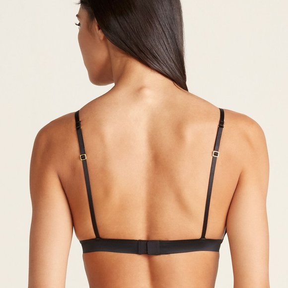 NEW Jason Wu Anthropologie Satin Triangle Bralette - Picture 3 of 5